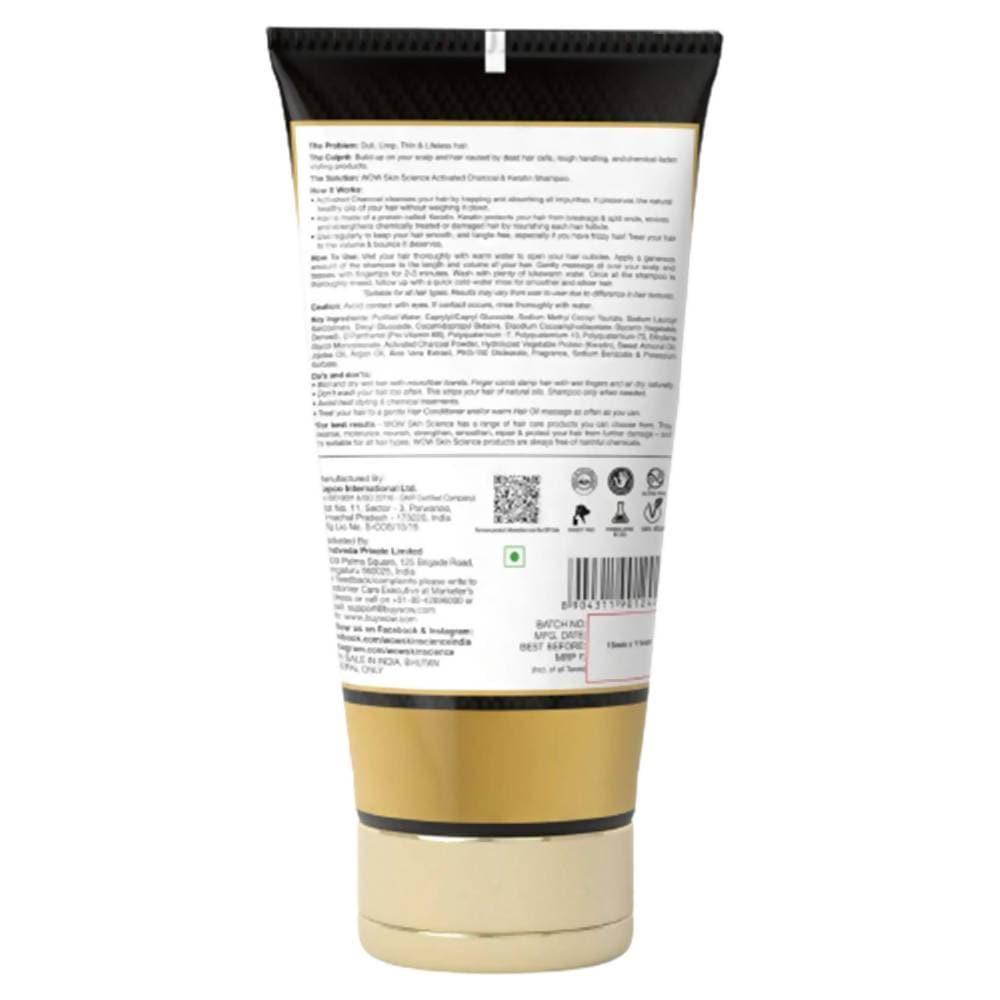 Wow Skin Science Charcoal & Keratin Shampoo - DrMediCart