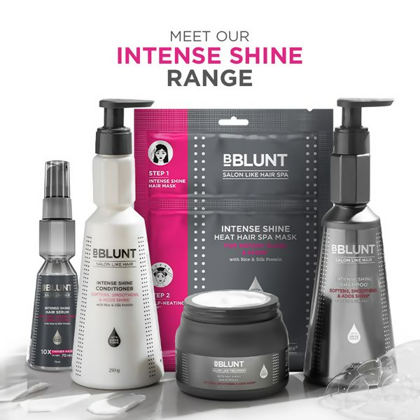 BBlunt Intense Shine Heat Hair Spa Mask With Rice & Silk Protein