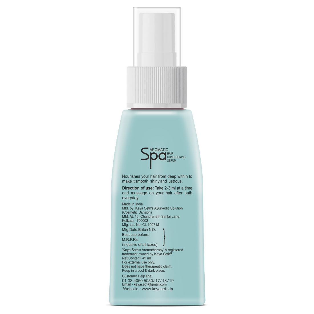 Keya Seth Aromatherapy- Aromatic Spa Hair Conditions Serum SPF 15