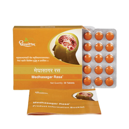 Buy Dhootapapeshwar Medhasagar Rasa Tablets from DrMediCart, Ship from India to USA