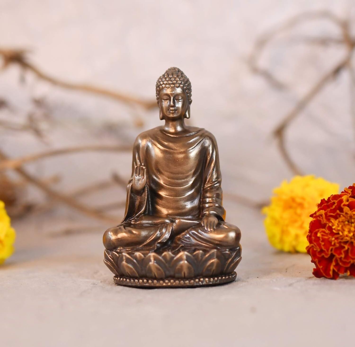 Buy Collectible India Resin Lord Buddha Idol