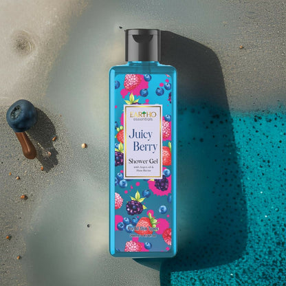 Eartho Essentials Juicy Berry Fusion Ayurvedic Shower Gel
