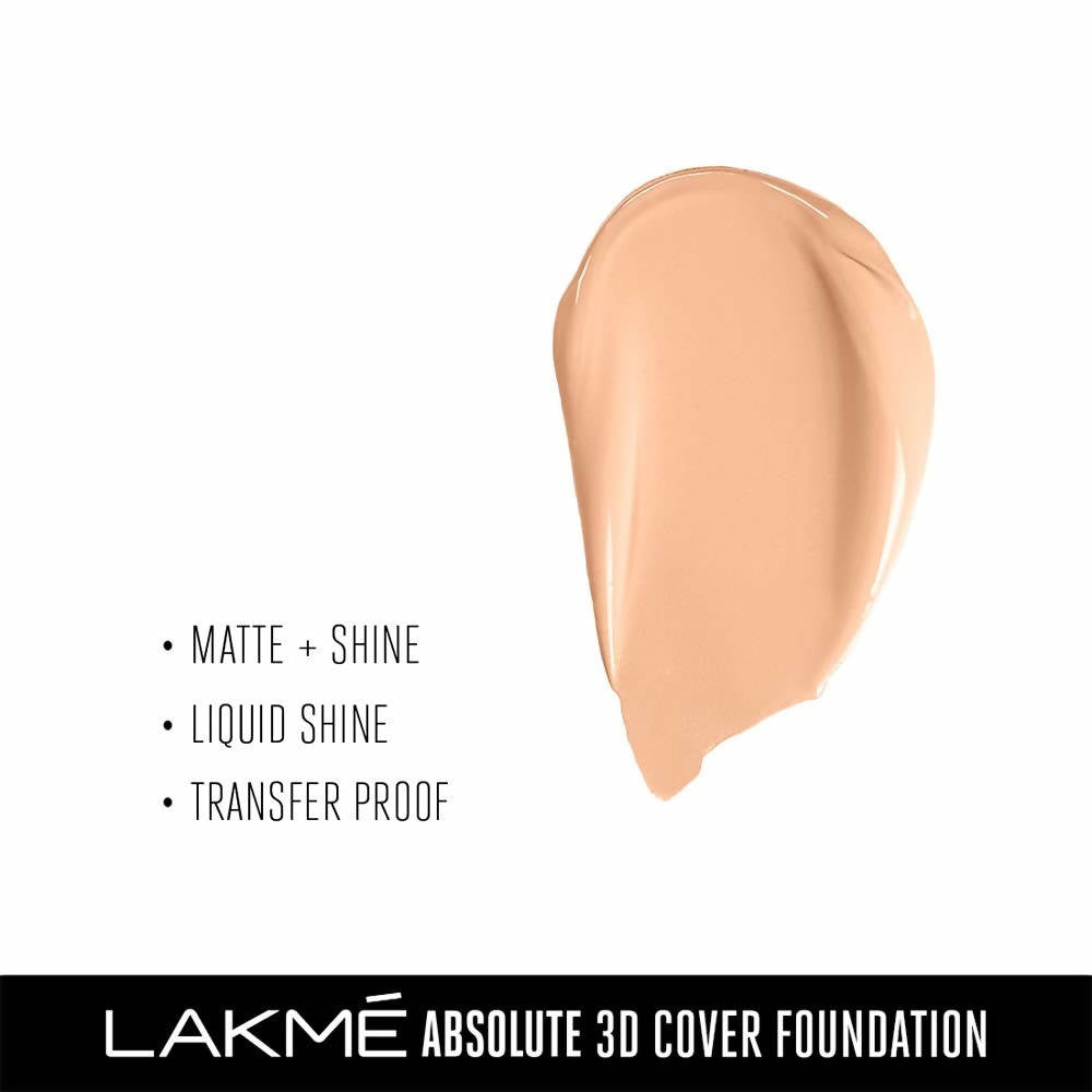 Lakme Absolute 3D Cover Foundation - Cool Ivory