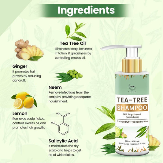 Buy The Natural Wash Tea Tree Shampoo from DrMediCart, Ship from India to USA