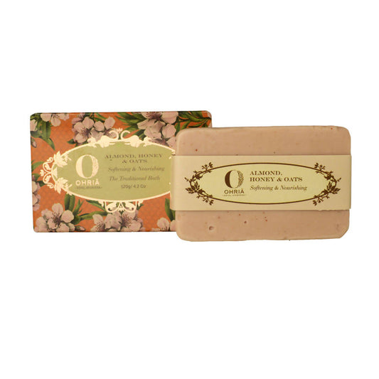 Buy Ohria Ayurveda Almond Honey And Oats Bathing Bar from DrMediCart, Ship from India to USA