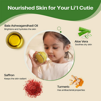 Herby Angel Aloe Vera Gel with Saffron For Babies & Kids