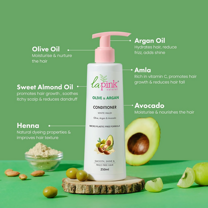 La Pink Olive & Argan Conditioner With Avocado