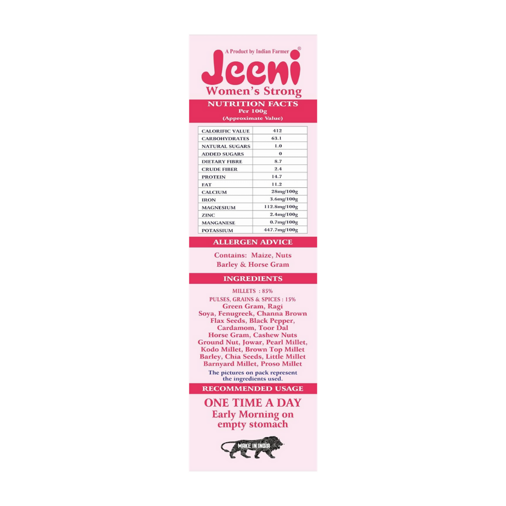 Jeeni Womens Strong Mix Millet Multi Grains