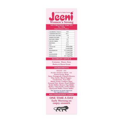 Jeeni Womens Strong Mix Millet Multi Grains