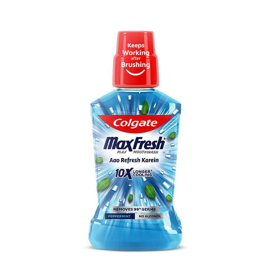 Buy Colgate Plax Pepper Mint Mouthwash Aao Refresh Karein from DrMediCart, Ship from India to USA