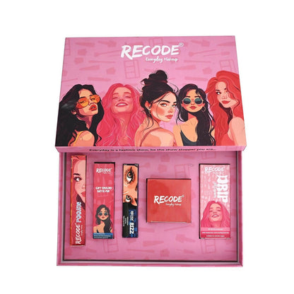 Recode Everyday Makeup Box 01 Light(Pink Undertone)- 5 in 1 Combo