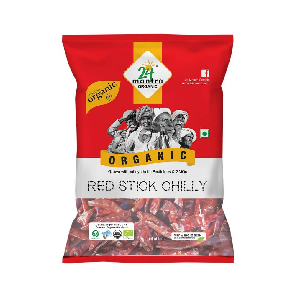 Buy 24 Mantra Organic Red Stick Chilly from DrMediCart, Ship from India to USA