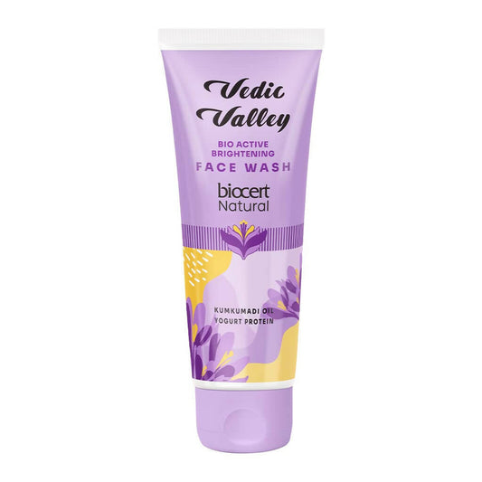 Buy Vedic Valley Face Wash Bio Brightening With Kumkumadi Oil & Yogurt Protein from DrMediCart, Ship from India to USA