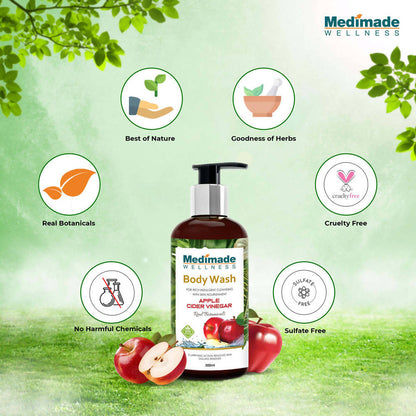 Medimade Wellness Apple Cider Vinegar Body Wash - DrMediCart