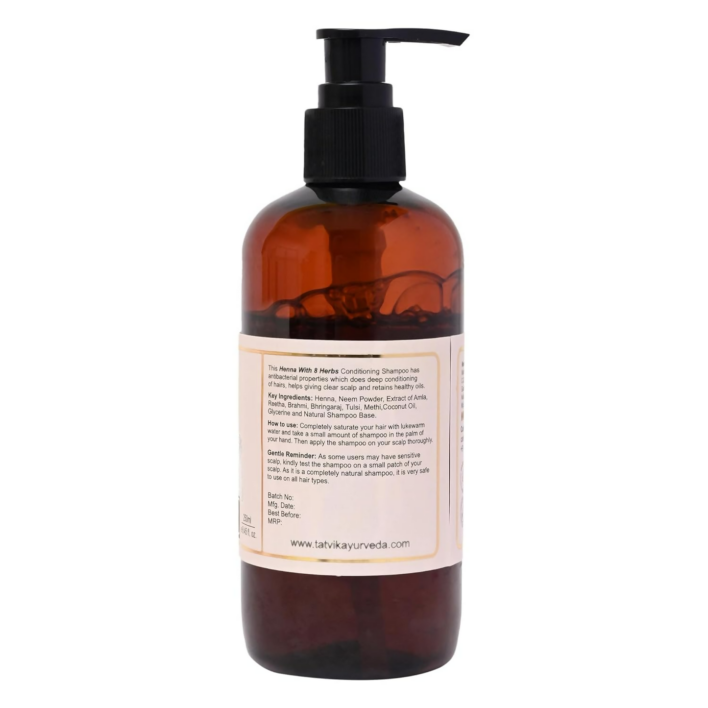 Tatvik Ayurveda Nirmalkesha Shampoo (Henna With 8 Herbs)