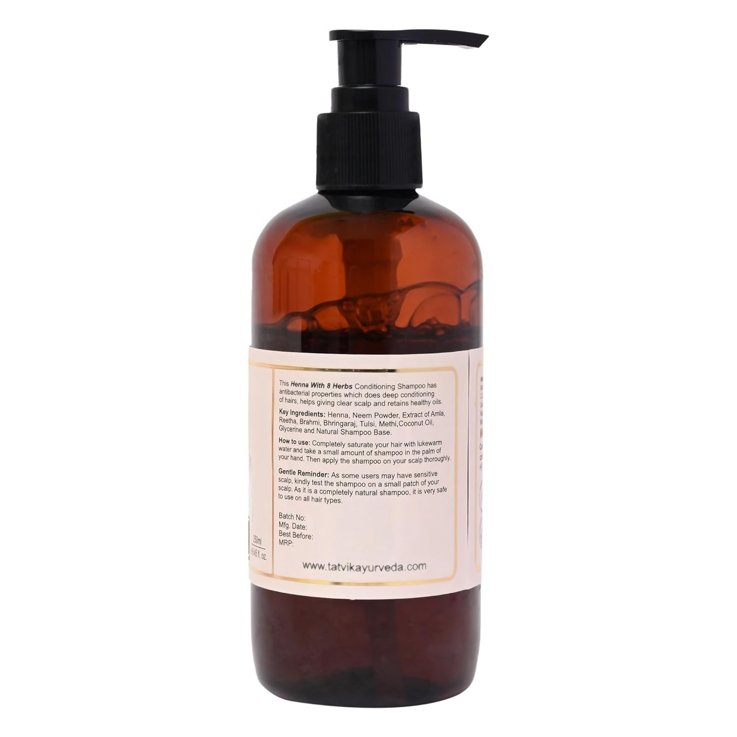 Tatvik Ayurveda Nirmalkesha Shampoo (Henna With 8 Herbs)