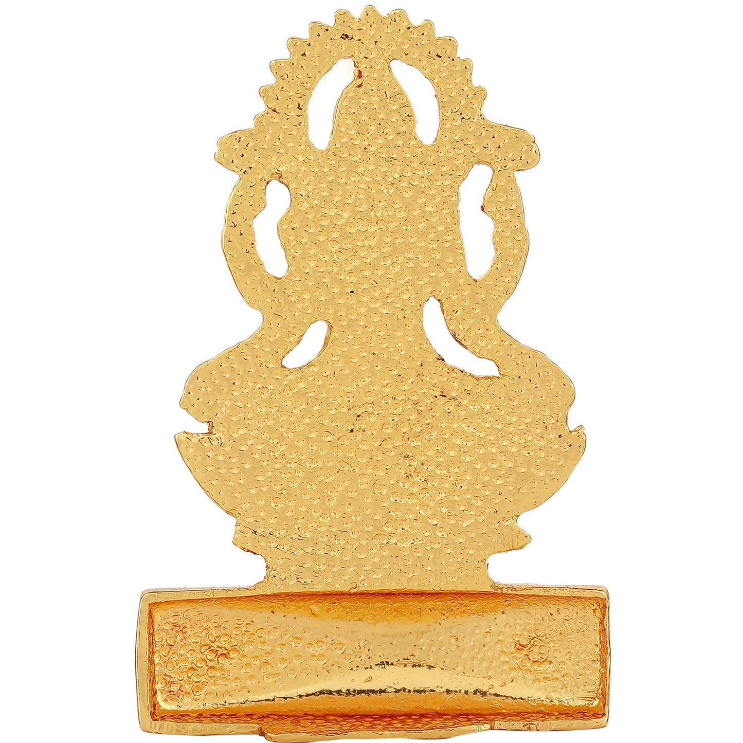 Estele Gold -Polished goddess of wealth Laxmi Devi on lotus Idol for Home/Car decor