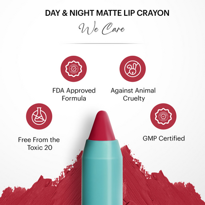 Parul Garg Beauty Day & Night Creamy Matte Lip Crayon - Trendsetter 11