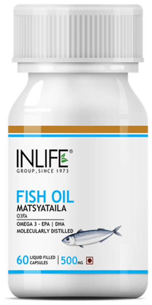 Buy Inlife Fish Oil 500 MG Capsules from DrMediCart, Ship from India to USA