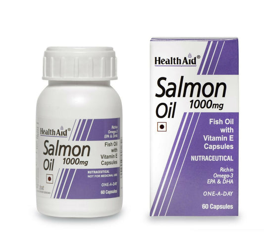Buy HealthAid Salmon Oil 1000 mg Capsules from DrMediCart, Ship from India to USA