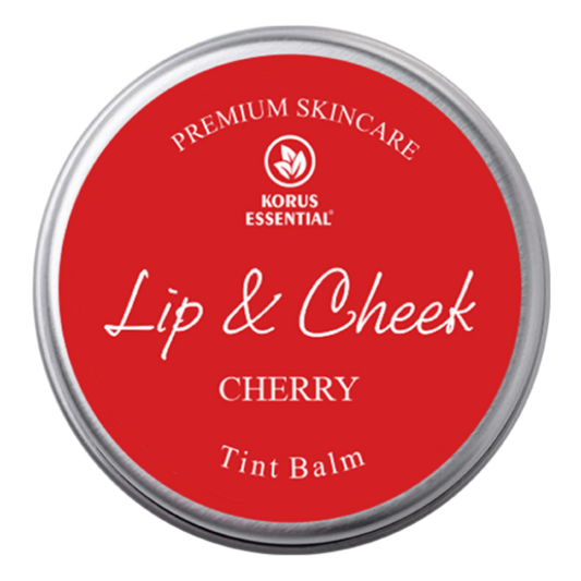 Korus Essential Cherry Lip & Cheek Tint Balm