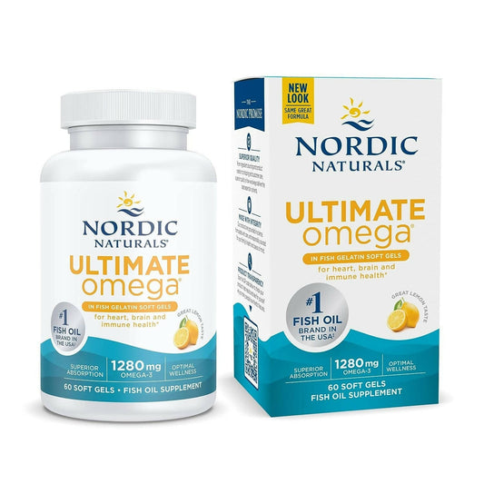 Nordic Naturals Ultimate Omega in Fish Gelatin Softgels - Lemon Flavor