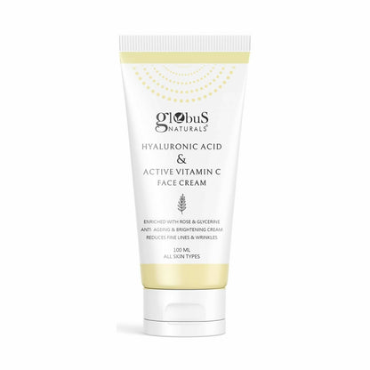Globus Naturals Hyaluronic Acid & Vitamin C Anti Ageing Face Cream