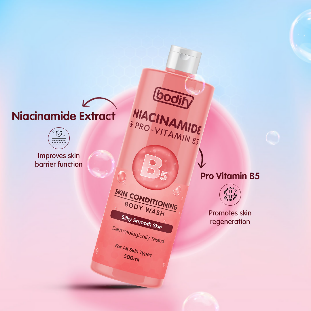 Bodify Niacinamide & Pro-Vitamin B5 Skin Conditioning Body Wash