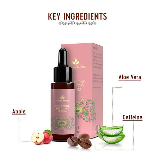 Buy Avimee Herbal Scalptone hair tone Serum For Natural Hair Color With Hyaluronic Acid & Caffeine from DrMediCart, Ship from India to USA