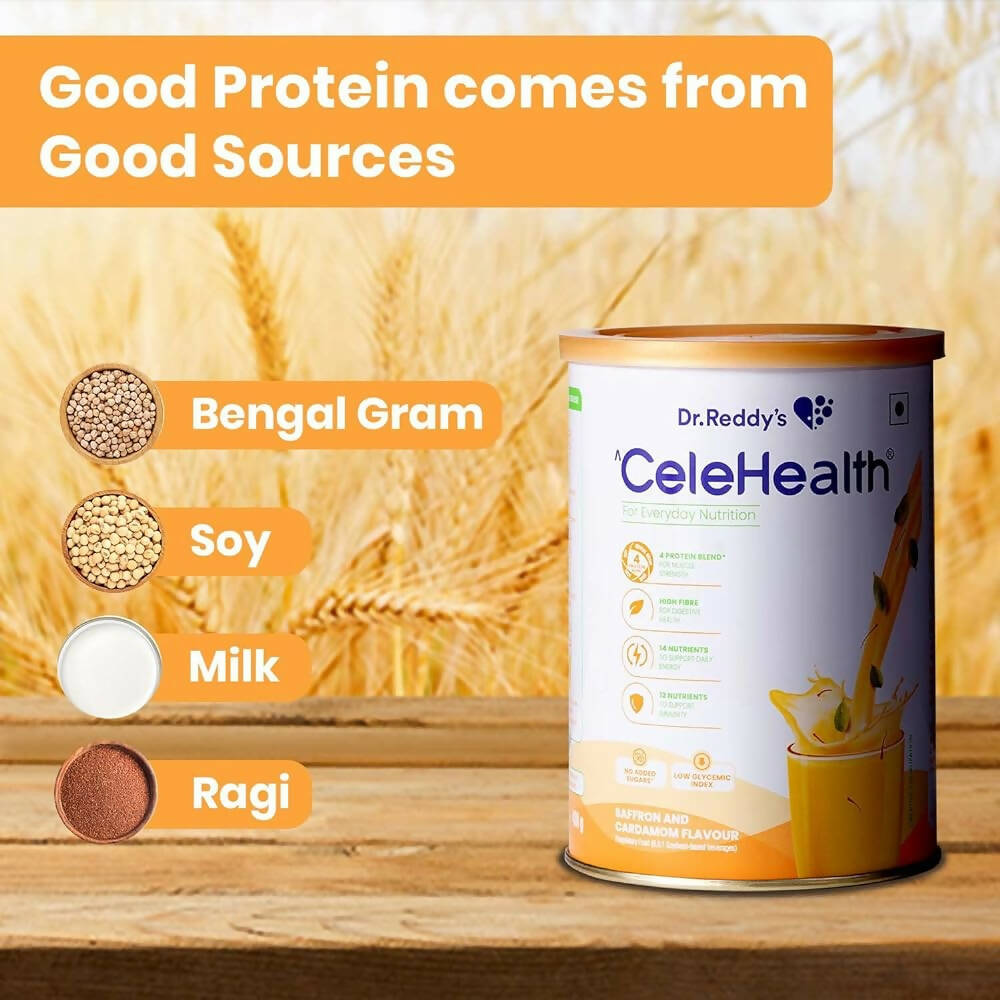 Dr. Reddy’s Celehealth Nutritional Drink - Saffron & Cardamom Flavor