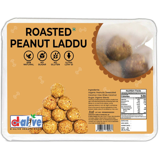 Buy D-Alive Roasted Peanut Laddu from DrMediCart, Ship from India to USA