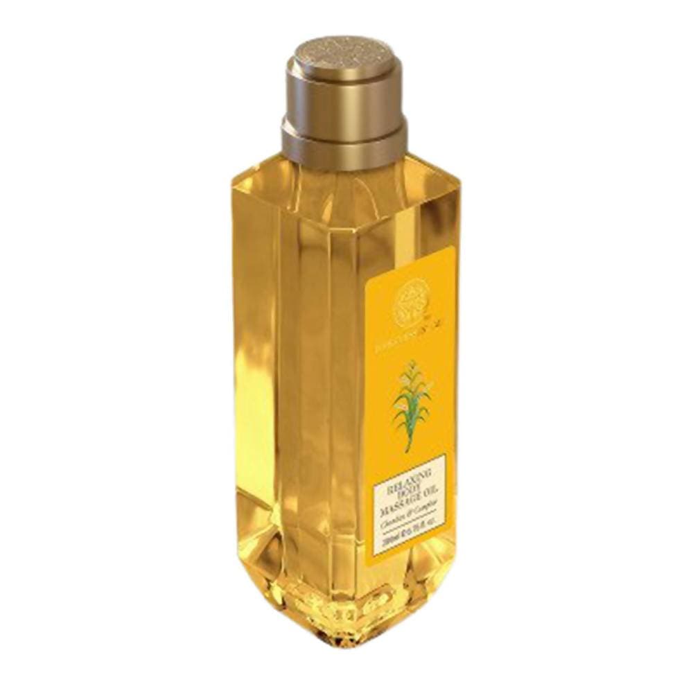 Forest Essentials Relaxing Body Massage Oil Chandan & Camphor - DrMediCart