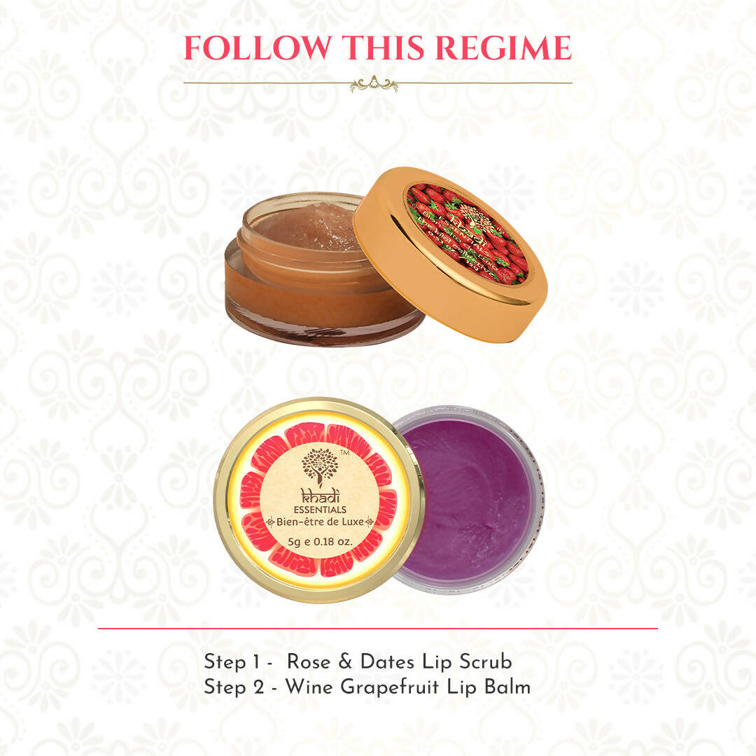 Khadi Essentials Wine Grapefruit Lip Balm
