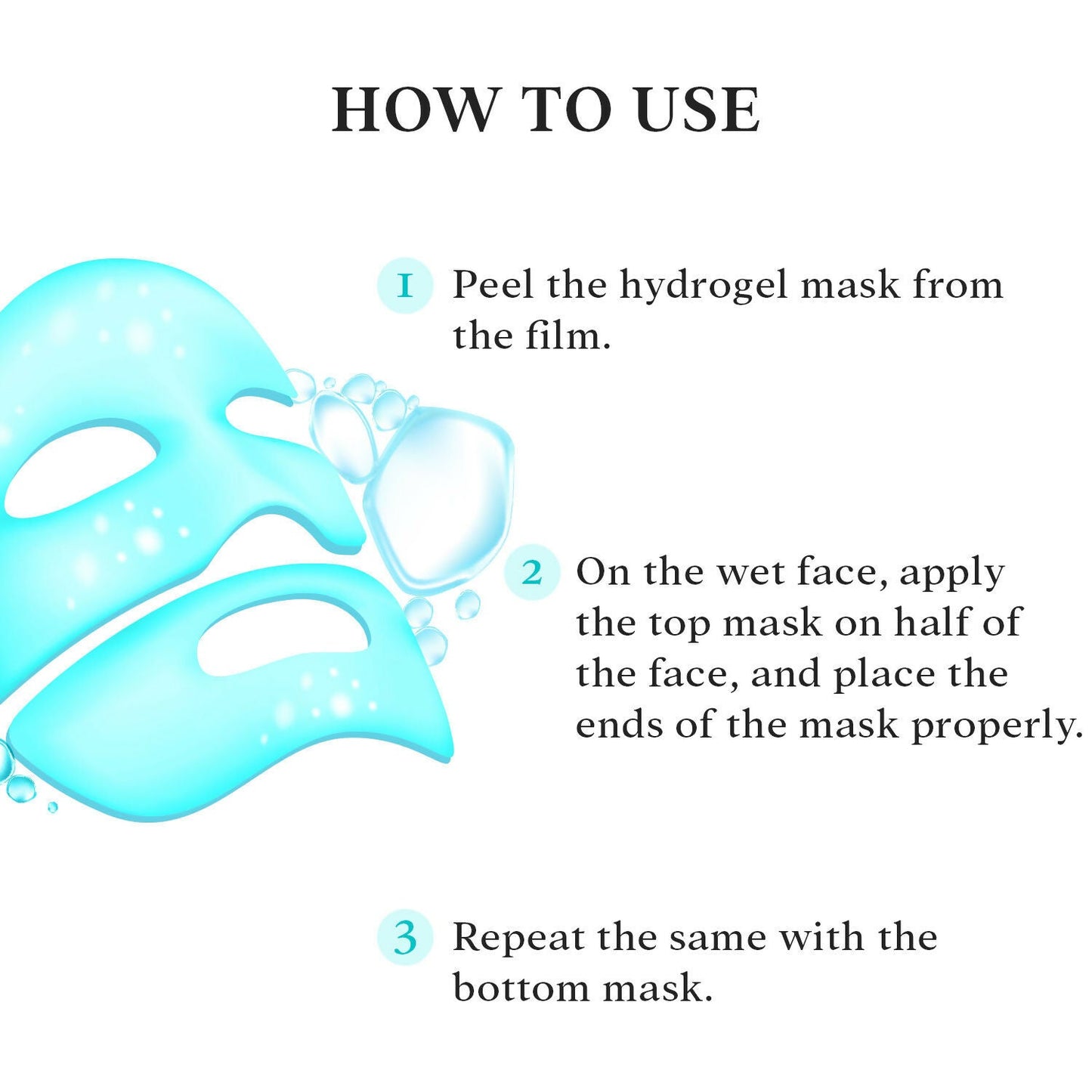 Professional O3+ Collagen Hydrogel Facial Mask For Bright & Plump Skin