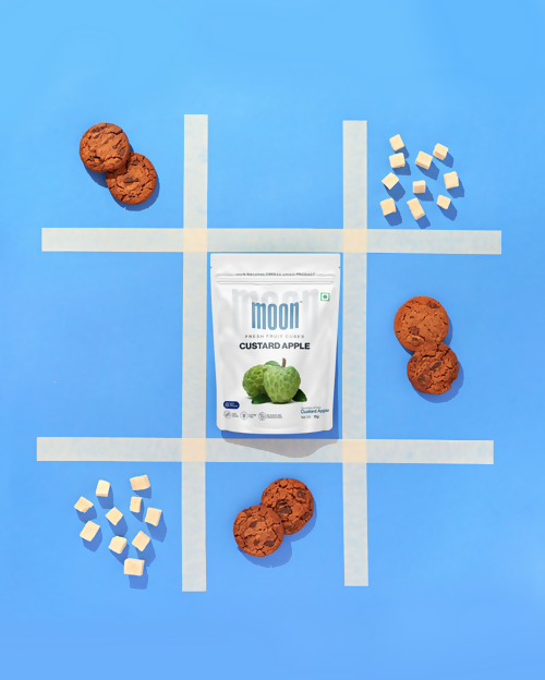 Moon Freeze Dried Custard Apple Cubes