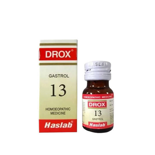Buy Haslab Homeopathy Drox 13 Gastrol Drop from DrMediCart, Ship from India to USA