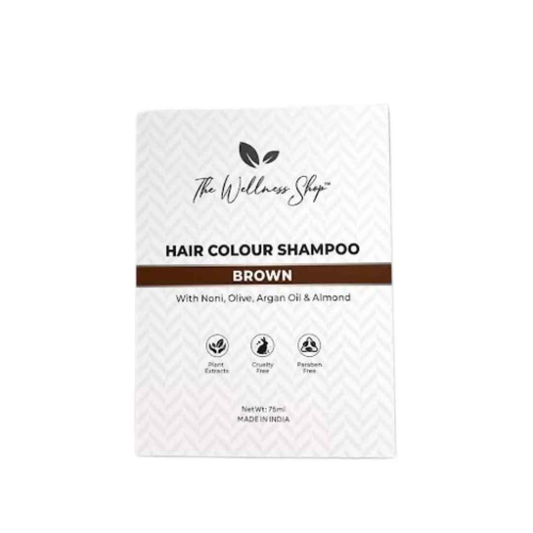 Buy The Wellness Shop Hair Color Shampoo - Brown from DrMediCart, Ship from India to USA