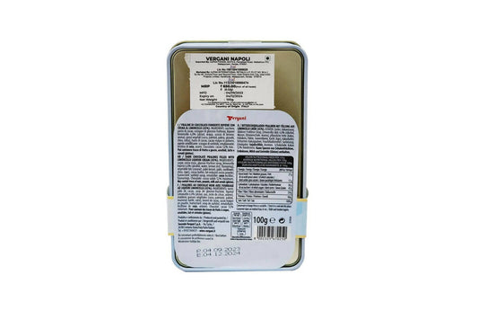 Buy Ajfan Dark Chocolate Limoncello Pralines in Napoli Gift Tin from DrMediCart, Ship from India to USA
