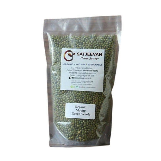 Buy Satjeevan Organic Moong Green Whole from DrMediCart, Ship from India to USA