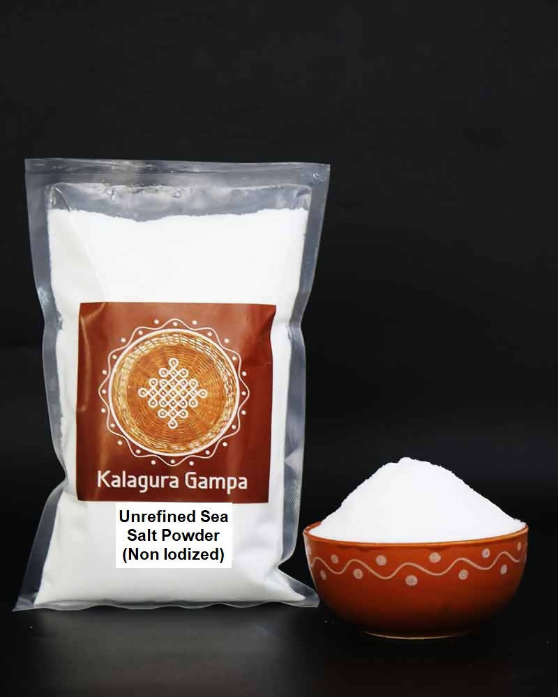 Kalagura Gampa Non Iodized Unrefined Sea Salt Powder
