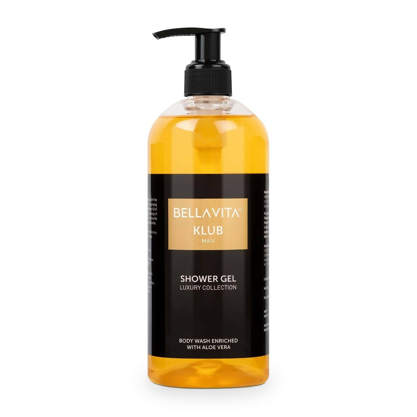 Bella Vita Luxury KLUB Man Body Wash Refreshing Shower Gel