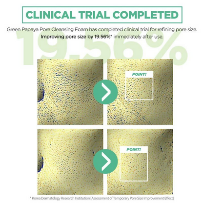 Rovectin Clean Green Papaya Pore Cleansing Foam