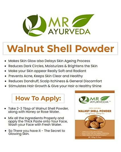 MR Ayurveda Walnut Shell Powder