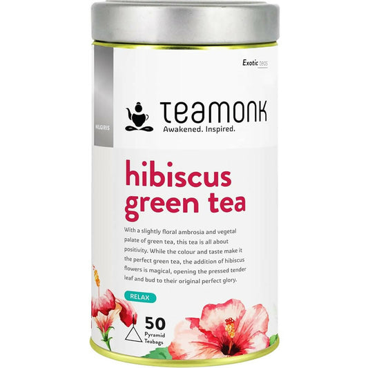 Buy Teamonk Nilgiris Hibiscus Green Tea Bags from DrMediCart
