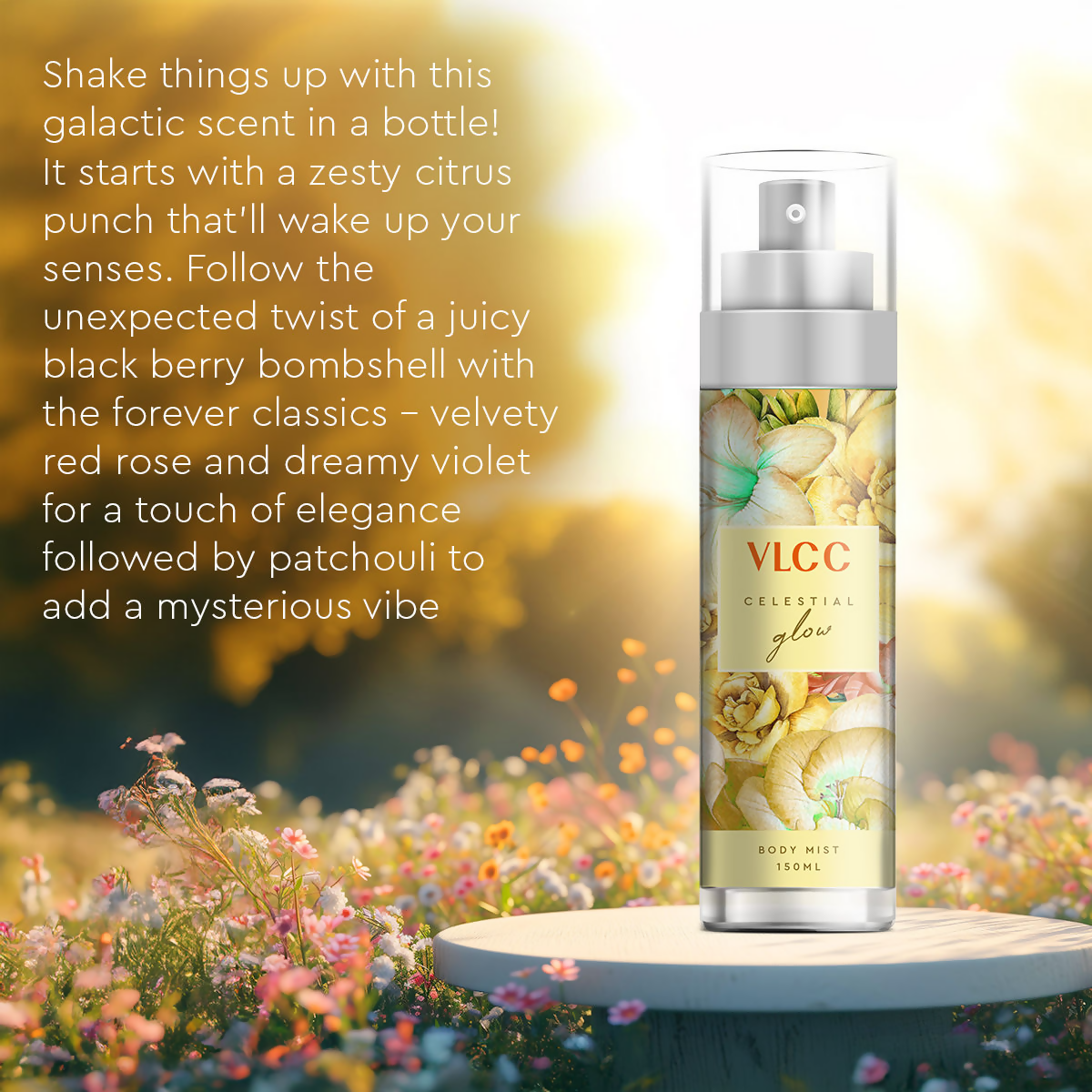 VLCC Body Mist Fragrance - Cellestial Glow