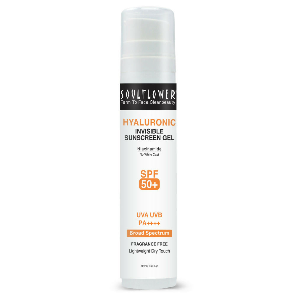 Soulflower Hyaluronic Invisible Sunscreen Gel