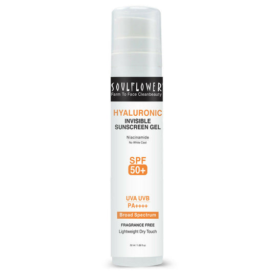 Soulflower Hyaluronic Invisible Sunscreen Gel
