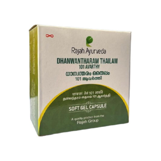 Rajah Ayurveda Dhanwantharam 101 Avarthy Soft Gel Capsules