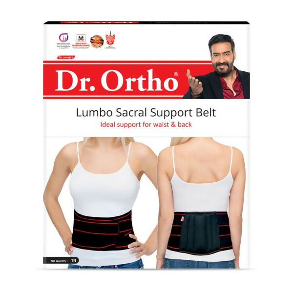 Dr. Ortho An orthopaedic Back Support (Memory foam) & Lumbo Sacral Support Belt Combo
