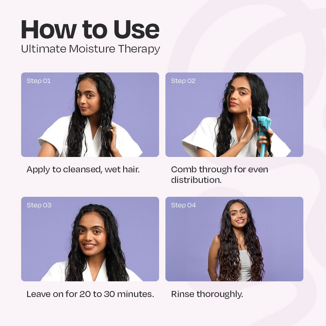 Manetain Ultimate Moisture Therapy - Deep Conditioning For Dry Frizzy &Thirsty Hair